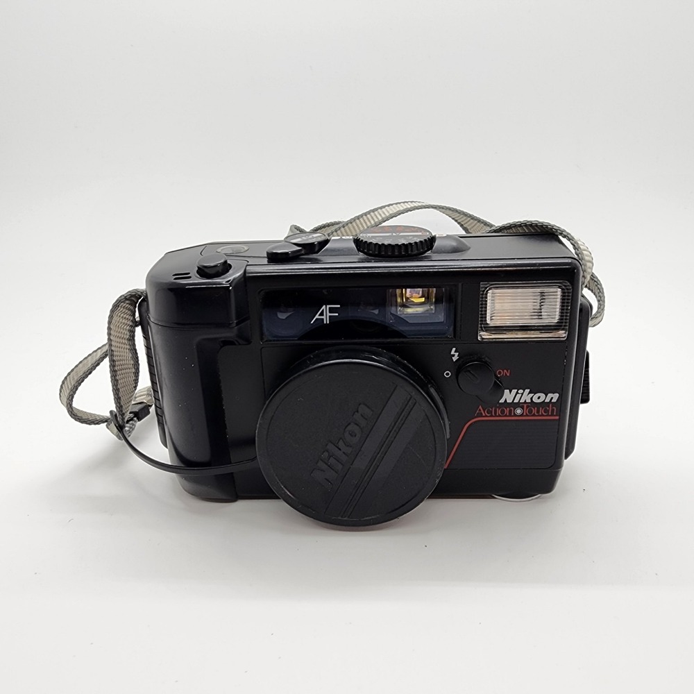 Nikon Action‎ Touch AF 35 mm Film Camera Waterproof f2.8 For Parts or Repair